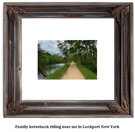 family horseback riding near me in Lockport, New York